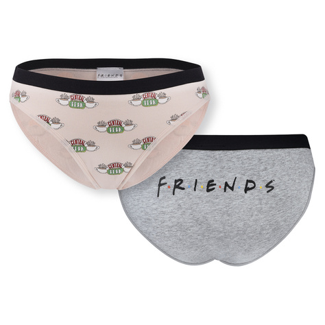 Set 2x SOXO Friends women's panties and 3x Friends women's socks | gift for her | pink