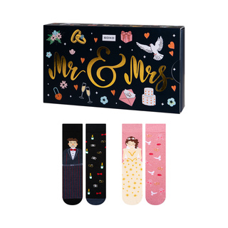 Mr & Mrs Wedding Socks 2-Pack