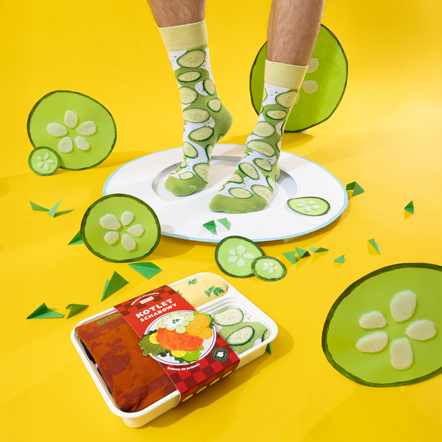 Pork Cutlet Socks 2-Pack