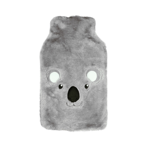 Gray hot water bottle SOXO koala heater