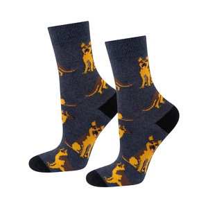 Colorful Men's | Women's SOXO German Shepherd Socks in a Can.