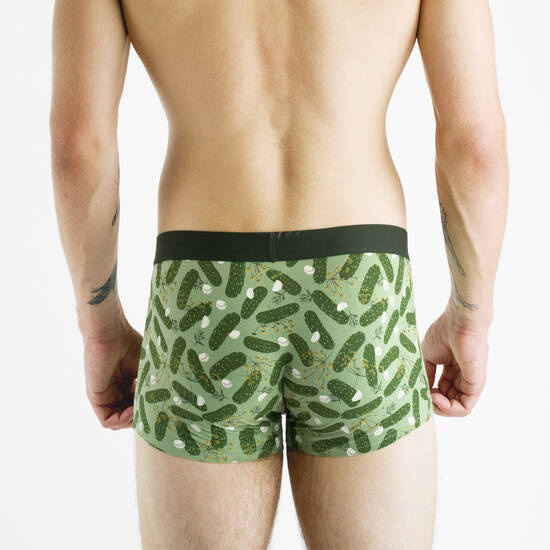 Pickled Cucumbers Men's Boxer Shorts in a Jar