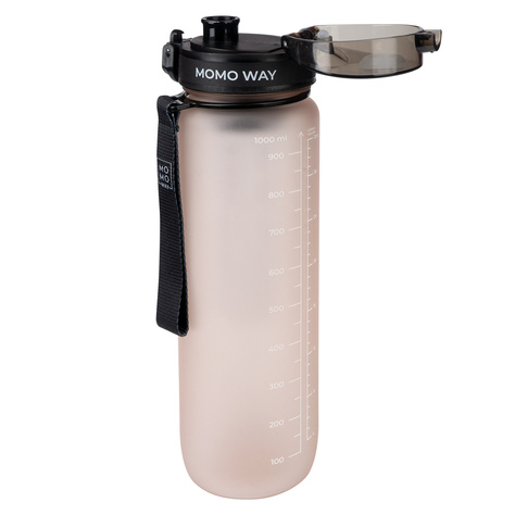 MOMO WAY Water bottle powder pink | perfect for travel | BPA free | Tritan