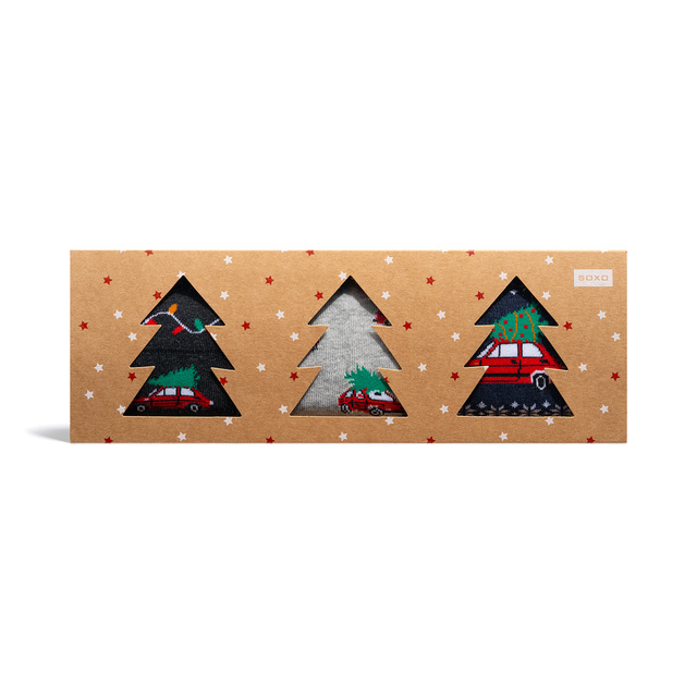 SOXO Men’s Christmas Little One Socks - 3 Pairs