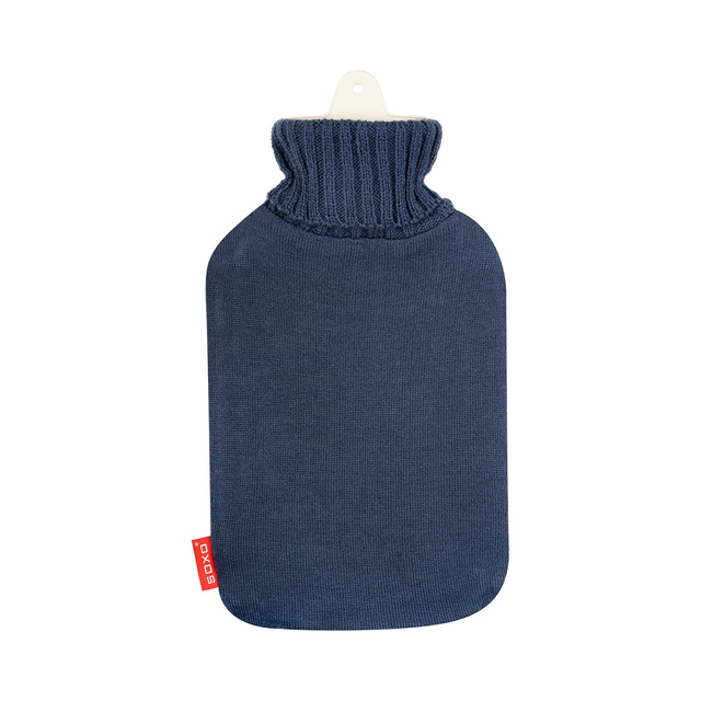 Hot water bottle Soxo penguin in sweater funny gift Santa Claus | Christmas 