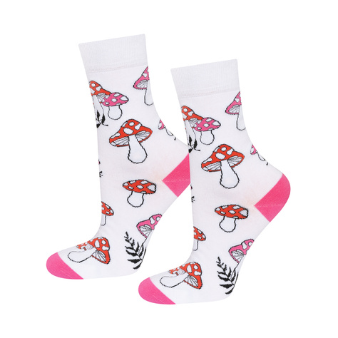 Women's socks SOXO mushrooms - 2 pairs