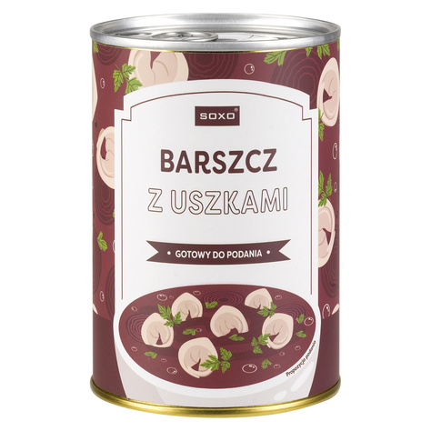 Bokserki męskie Barszcz czerwony w puszce SOXO | Idealny na upominek | Dzień Chłopaka | Majtki bawełniane zabawne