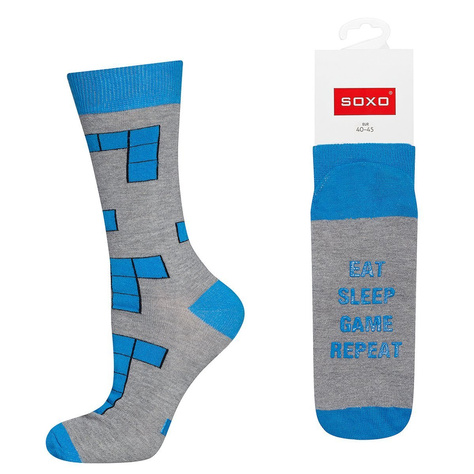 Men's SOXO socks with funny text gift