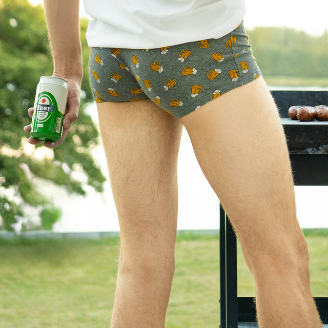 Men's beer can boxer shorts SOXO | Funny gift | Boyfriend's Day | Panties for Him in original packaging