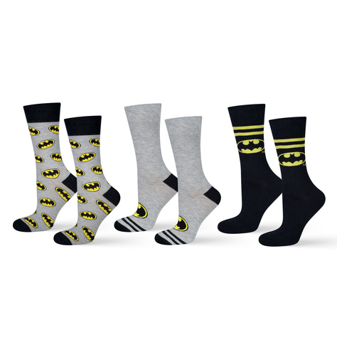 Set of 3x Men's socks | Batman DC Comics | for a gift | colors