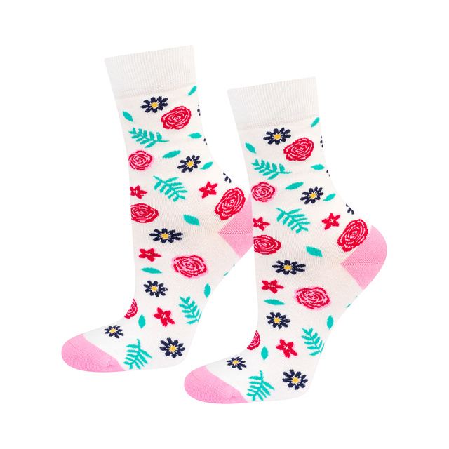 Set of 3x Women's socks in colorful packaging gift for Grandma 