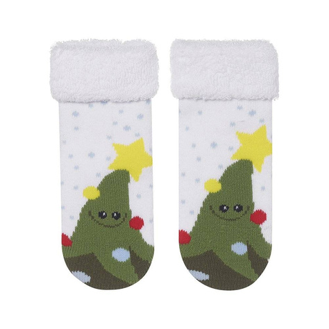 White baby socks SOXO Christmas Christmas tree Holidays Christmas Gift