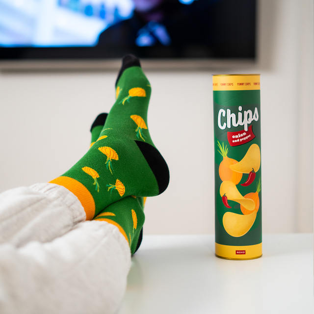 Chips Socks in a Tube 3-Pack