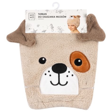 Children's bath turban MOMO WAY dog | towel 