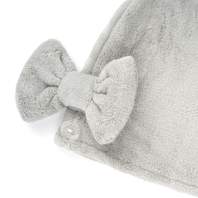  MOMO WAY gray bath turban | towel