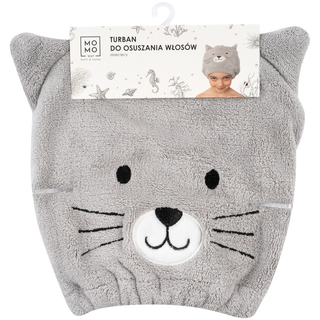 Children's bath turban MOMO WAY cat | towel