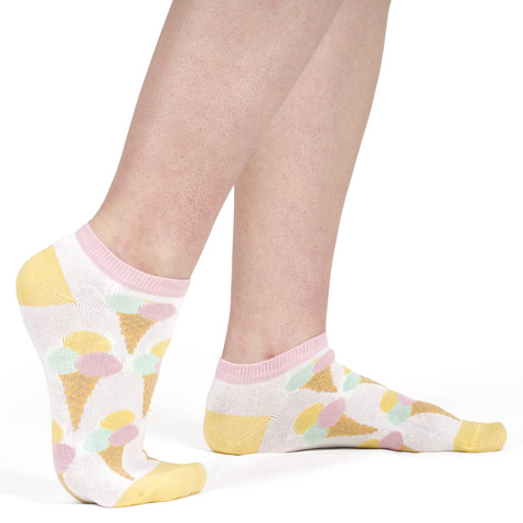 Colorful women's socks SOXO GOOD STUFF funny ice cream