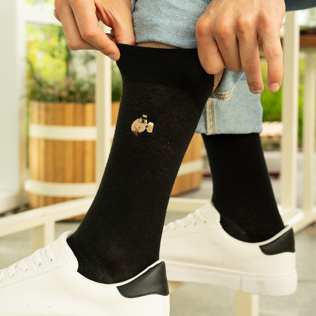 Capybara Beer Socks 2-Pack