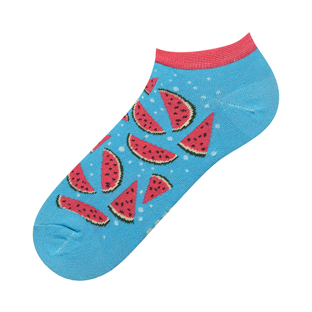 Colorful women's socks SOXO mismatched cotton watermelon