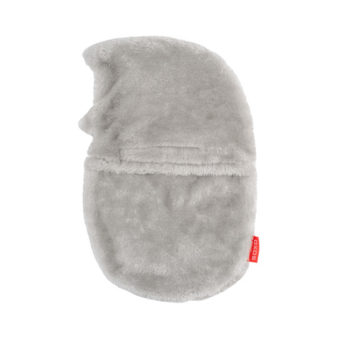 SOXO cat shaped hot water bottle, gray 1.8 L