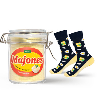 SOXO Men's Socks Mayonnaise in a Jar