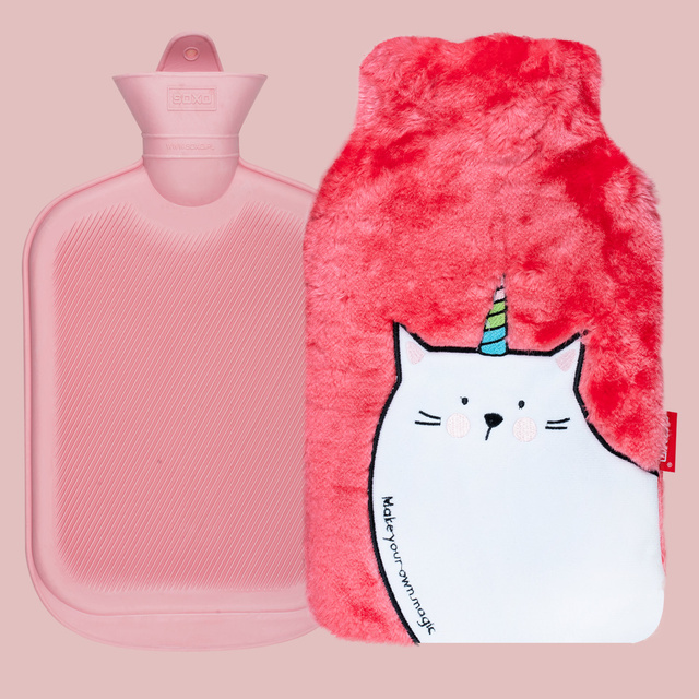 Unicorn Cat Hot Water Bottle 1.8 L