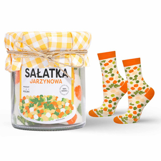 Skarpetki Sałatka Jarzynowa w Słoiku