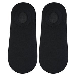 Stopki męskie klasyczne czarne SOXO z silikonem bawełniane eleganckie 