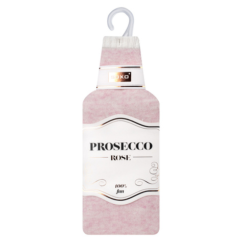 Skarpetki damskie SOXO | Prosecco w banderoli | pomysł na upominek dla dziewczyny | Mikołajki