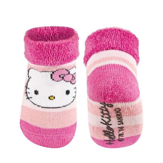 Skarpetki niemowlęce różowe SOXO Hello Kitty z ABS