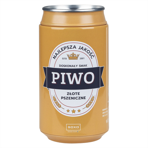 Zestaw 3x Skarpetki męskie kolorowe SOXO GOOD STUFF zabawne piwo w puszce na prezent