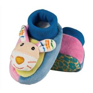 Kapcie niemowlęce kolorowe SOXO zwierzak zabawny prezent 