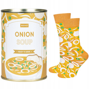 Skarpetki Damskie | Męskie SOXO GOOD STUFF onion soup w puszce 