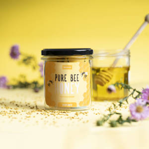 Skarpetki męskie kolorowe SOXO GOOD STUFF Pure bee Honey w słoiku śmieszne bawełniane
